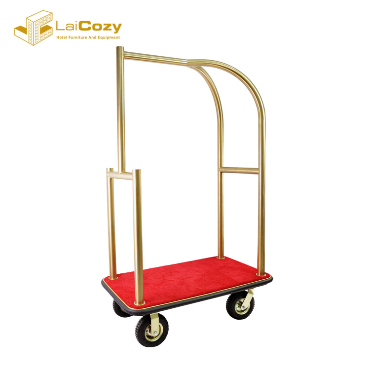 The operation of hotel luggage carts