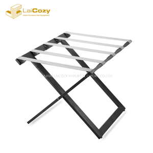 Hotel Guestroom fold-up Steel Luggage Stand 