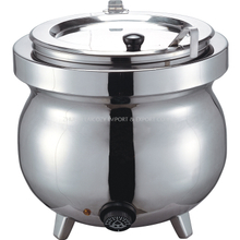 Good Quality Hotel Restaurant Buffet Stainless Steel Electric Soup Pot