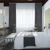 Business hotel modern design apartment guest room furniture