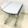 foldable room service trolley with hot box for hotel