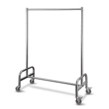 Stainless Steel Garment Carts with Four Wheels For Hotel