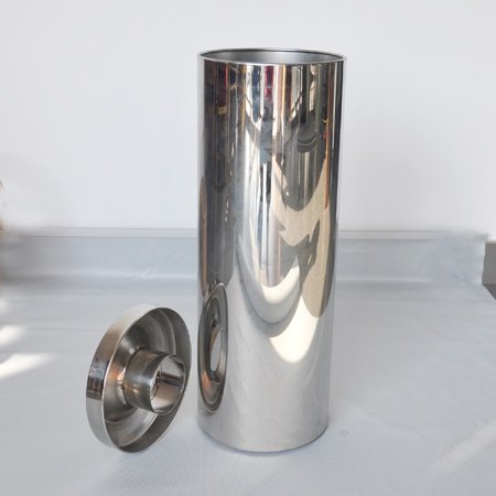 Hotel stainless steel round indoor dustbins with lid