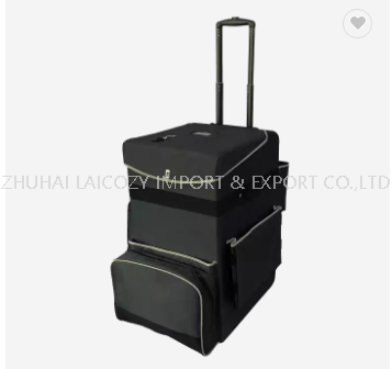  Portable Housekeeping Bag Cart Wheelie Cleaning Bag Trolley