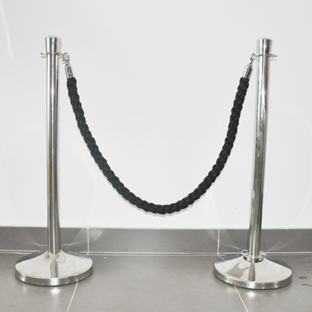 Crowd Control Barrier Twisted Stanchion Poly Ropes for Event