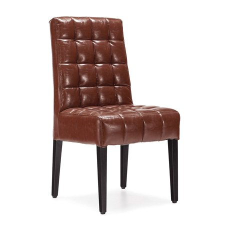 Hotel Deluxe Steel Brown PU Seat Banquet Chair 