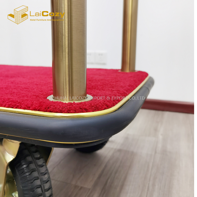 Multifunctional Hotel Lobby Concierge Half Birdcage Luggage trolley