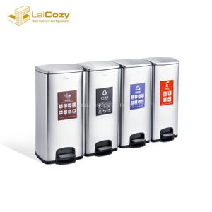 Kitchen Staliness Steel Classify Indoor Pedal Dustbins 