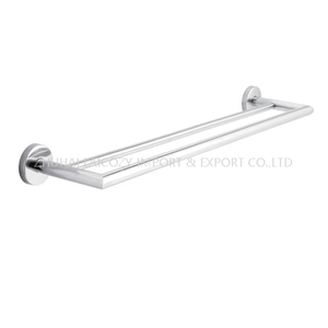 304 Stainless Steel Double Towel Rack for Hotel Bathroom 