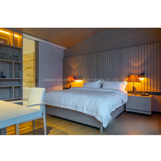 Wooden Hotel Resort Villa bedroom suit Home Furniture 
