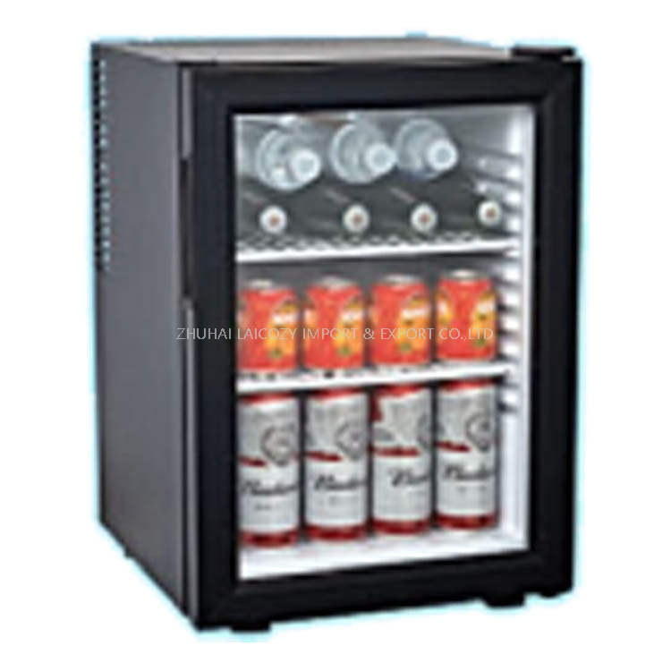 40 Liter Refrigerator Competitive No Noise Hotel Mini bar freezer Glass Door