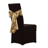 hotel banquet wedding chair cover cloth with colorful design decorative band