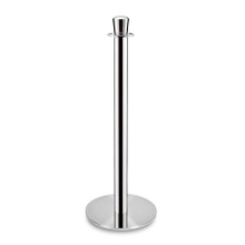 Used Crowd Control Metal Queue Rope Barrier Stanchion
