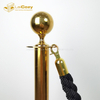 Bank Hotel Black Crowd control stanchions barrier rope 
