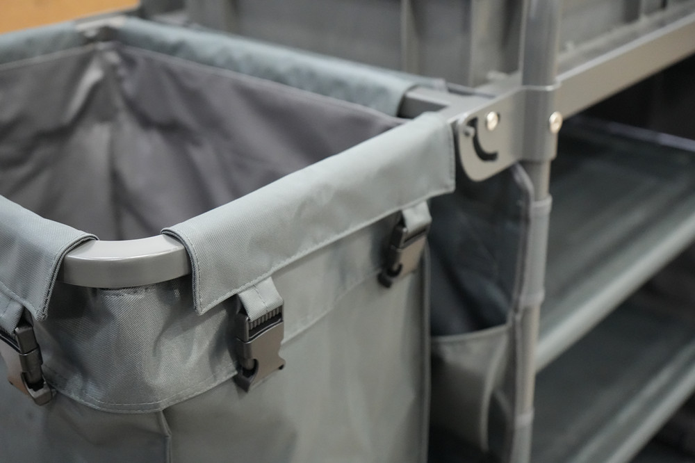 Nylon grey bags for housekeeping cart
