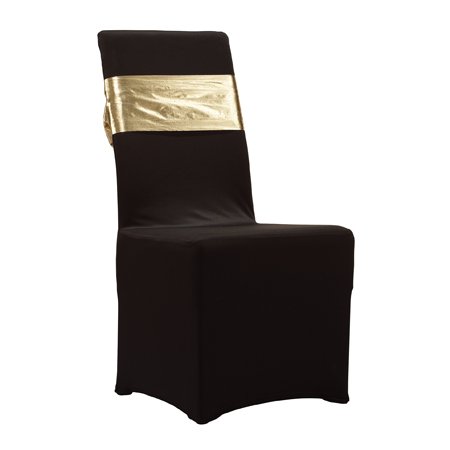 hotel banquet wedding chair cover cloth with colorful design decorative band