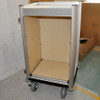  Hotel Auminum Compact Housekeeping Maid Cart 