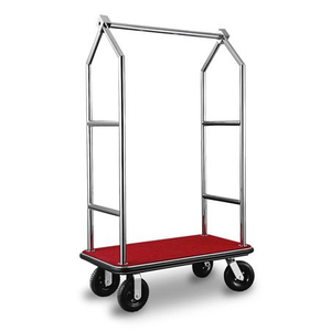 Hotel Supply 304 Stainless Steel Foldable Luggage Cart 