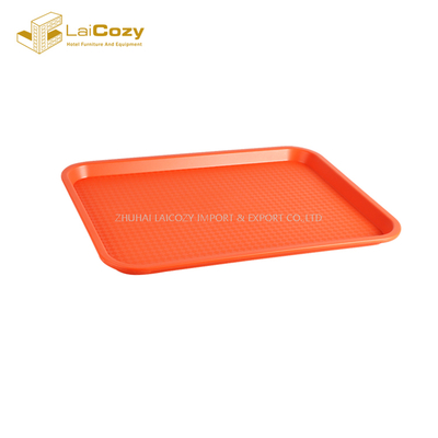 Dining Canteen Anti Slip Texture Surface Unique Serving Trays 