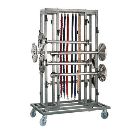 stachion trolley for poles barrier