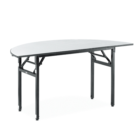 foldable half round banquet table