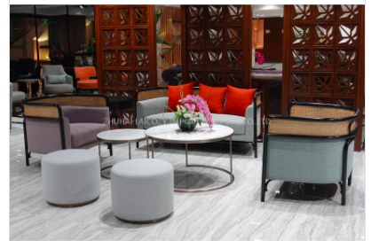 Can you name the advantages of lobby rattan woven hotel sofa set？