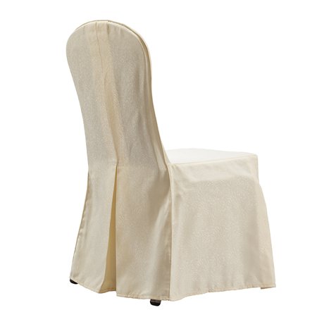 hotel banquet chair cover with sepcial design and colored fabric options for restaurant or wedding