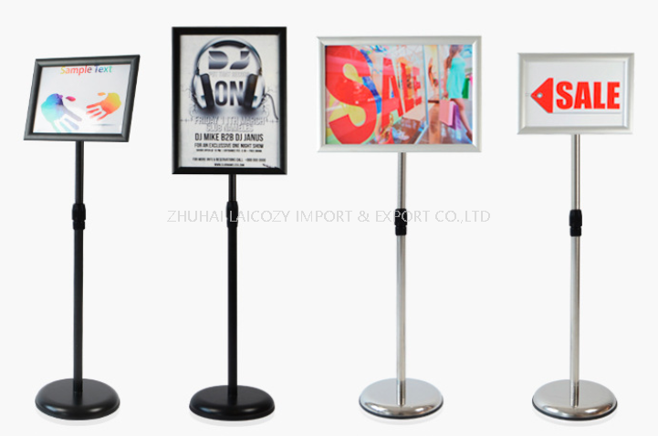 Adjustable Height Aluminum Alloy Signboard Display A4 POP Advertising Sign Holder A3