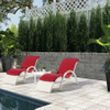 Outdoor Luxury PE Rattan Lounge for Swimming Pool