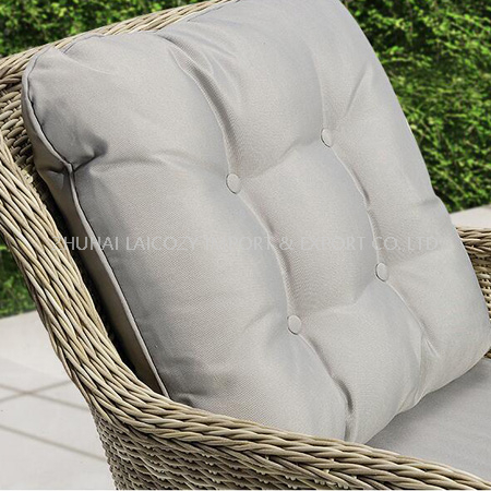 Modern Garden Furniture Outdoor Aluminium PE Rattan Furniture with Cushion