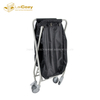 Stainless Steel black bag Foldable Hamper Laundry Carts 