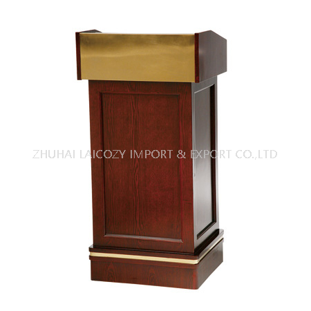 Wooden Speech Church Conference Podium Stand 