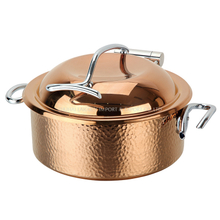 Hotel Stainless Steel Rose Gold Color Buffet Chafer Dish