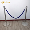 Crowd control red stainless steel stanchions barrier rope 