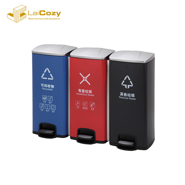 Staliness steel pedal dustbins