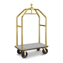  Deluxe Golden 5 star wheeled Hotel bellman Cart
