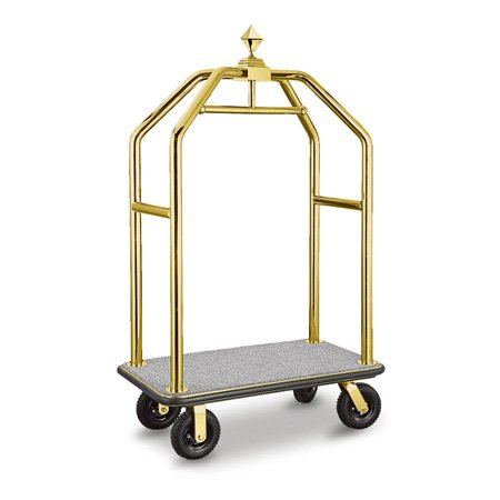  Deluxe Golden 5 star wheeled Hotel bellman Cart