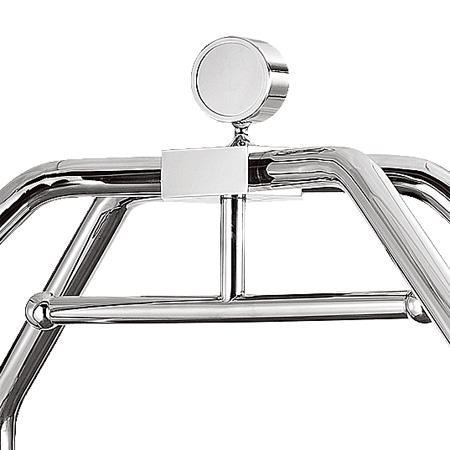 Hotel Lobby Equipment 304 Stainless Steel Bellman Cart 