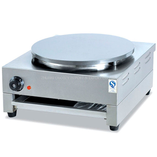 Stainless Steel Commercial Electric Round Flat Pancake Crepe Maker Machine