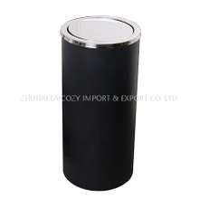 Hotel indoor dustbins with lid swing top cover