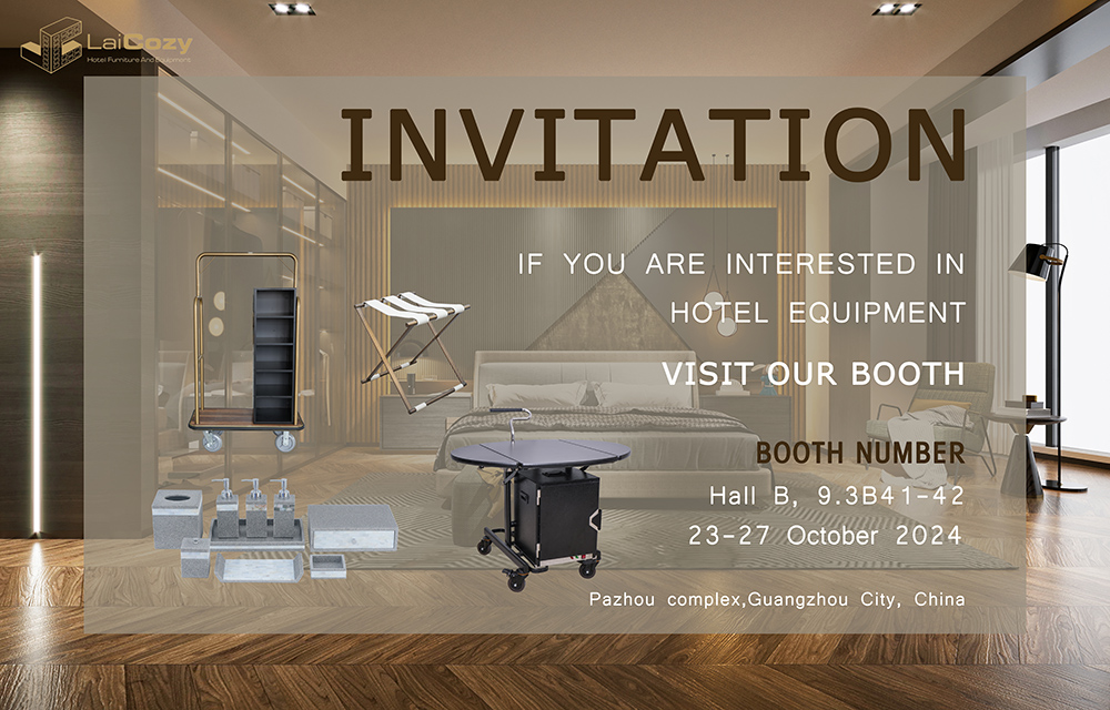 136th Canton Fair: LAICOZY Showcases The Future of Hotel Furniture And Buffet Ware