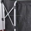 New Hotel Housekeeping Steel Big Size Foldable X Laundry Cart Linen Trolley