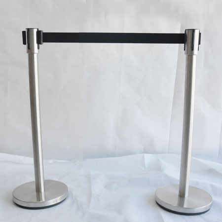 stainless steel retractable post