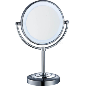 LED Lighted Makeup Bathroom Table Magnifying Mirror