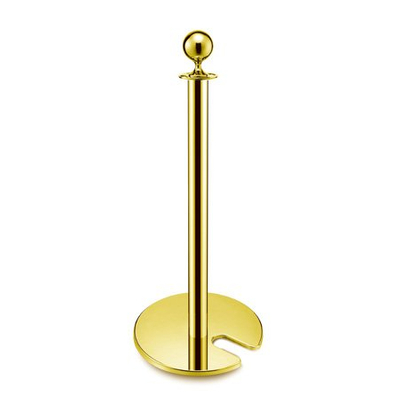 Golden stainless steel U stackable stanchion post