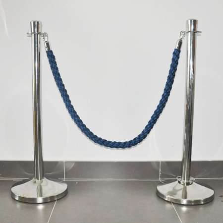 Crowd Control Barrier Twisted Stanchion Poly Ropes for Event