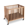 Hotel Safety Foldable Luxury Wooden Baby Crib