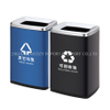  Stainless steel classified dustbin 4*20L indoor dustbins