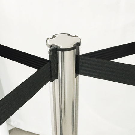 stainless steel retractable belt Barriers