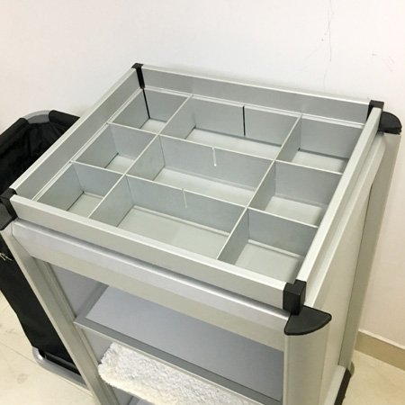 Hotel Lightweight Housekeeping Maid Cart Cleaning Trolley